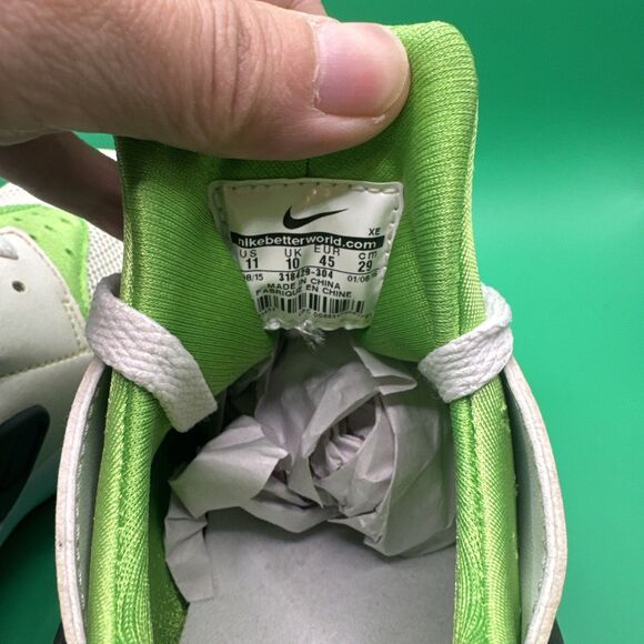Nike Air Huarache Action Green Off White Sneakers 318429-304 Mens Size 11 main image 9